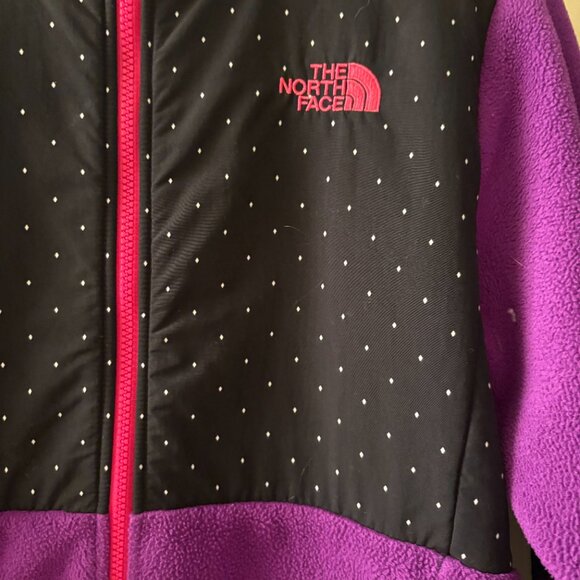 North Face Purple Fleece Zip-Up - Picture 6 of 9